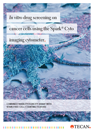 In vitro drug screening on cancer cells using the Spark® Cyto imaging cytometer