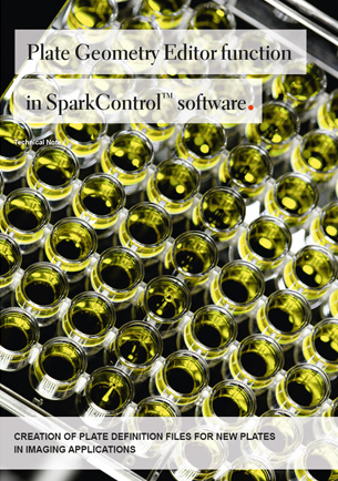 Plate Geometry Editor function in SparkControl™ software