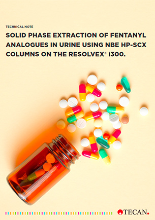 Solid phase extraction of synthetic opioids in urine using NBE HP-SCX columns on the Resolvex® i300